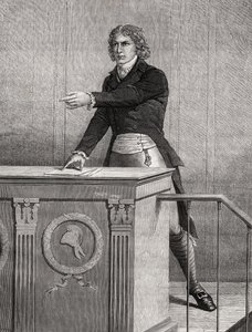 Louis Antoine de Saint Just by French School